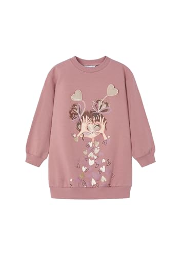 Mayoral Kleid Serigraphie für Mädchen Rosé 5 Jahre (110cm) im Sale