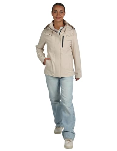 Fuchs Schmitt Damen Sommerjacke, abnehmbare Kapuze beige - 38 im Sale