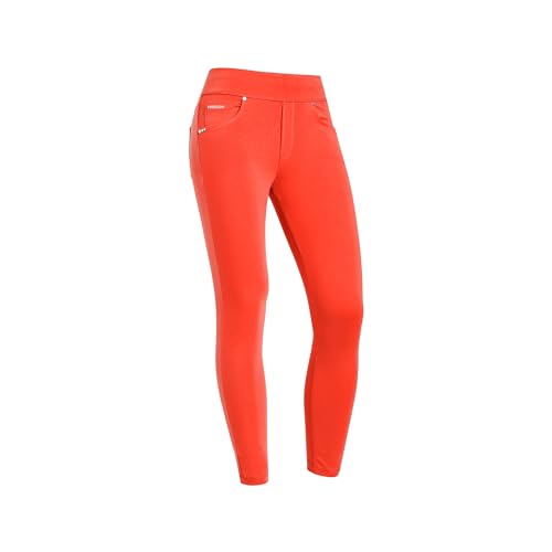 FREDDY trousers NOWY4MC001ORG NOW Yoga - mid waist skinny leggings 7/8 length on sale