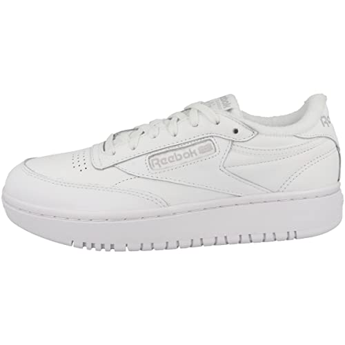 Reebok Women's Club C Double Sneaker Sneaker, White Rbkg07 White, 39 EU on sale