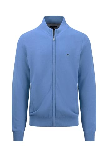 FYNCH-HATTON textured cotton cardigan Orient red/ on sale