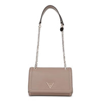 Thumbnail for GUESS Noelle Covertible Xbody Flap Bag Dark Taupe im Sale