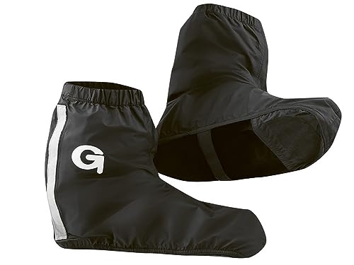 Gonso Allwetter Überschuh, Rain Shoecover für Männer und Frauen, Wasserdicht bis 10.000 mm & Winddicht, Enganliegende Passform, PFC-frei, Unisex, Schwarz, im Sale