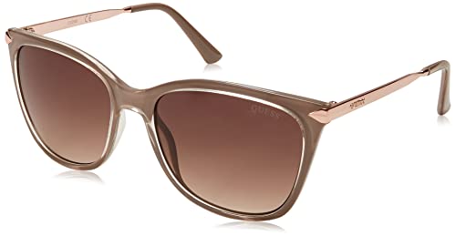GUESS Unisex-Erwachsene GU7483 57F 56 Sonnenbrille, Beige (Beige Luc/Marrone Grad) im Sale