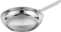 Thumbnail for ZWILLING TrueFlow frying pan, 28 cm, non-stick coating, suitable for induction, stainless steel, silver/black on sale