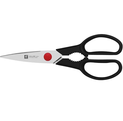ZWILLING Twin Kitchen Scissors, Length: 20 cm, Stainless Special Steel/Plastic, Universal and Multi-Purpose Scissors, Black on Sale
