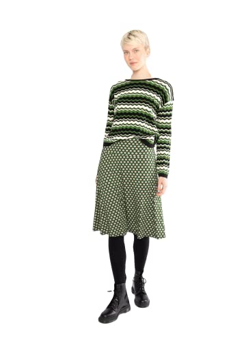 Blutsgeschwister Women's Chic Promenade Sweater, Greenish Miss Sunny, on sale