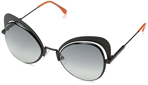 Fendi Damen FF 0247/S 9O 807 54 Sonnenbrille, Schwarz (Black/Grey) im Sale