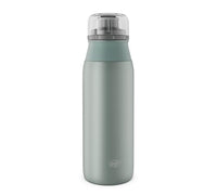 Thumbnail for alfi ELEMET BOTTLE 600ml, matte green, lightweight stainless steel drinking bottle, absolutely leak-proof with screw cap, for carbonated drinks, small, dishwasher-safe, BPA-free on sale