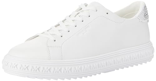 MICHAEL KORS Damen Grove LACE UP Sneaker, Optic White, 41 EU im Sale