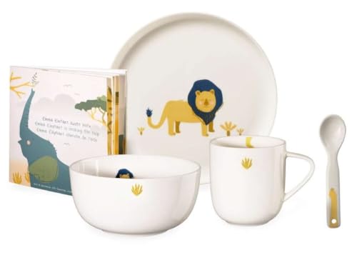 ASA 38952314 Kindergeschirrset, Porzellan, weiß im Sale
