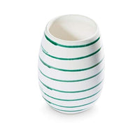 Thumbnail for GMUNDNER KERAMIK Vase Height: 15 cm Green-flamed tableware, handmade in Austria on sale
