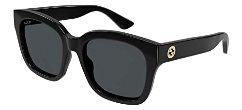 GUCCI Womens GG1338S Sunglasses, Black-Black-Smoke, 54 on sale
