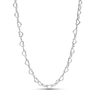 Thumbnail for PANDORA Moments Verbundene Herzen Collier-Halskette aus Sterling Silber, Kompatibel Moments Charms, im Sale