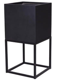 Thumbnail for VIVANNO Planter Block Up Anthracite Black 80x40x40, Weatherproof & Frost-proof for Outdoors on Sale