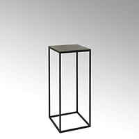 Thumbnail for Lambert Dado Säule Alu Finish klein 30 x 30 x H70 cm, Metall, Graphit, schwarz, One Size