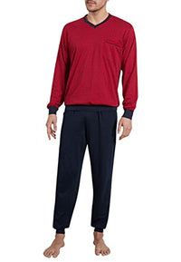 Thumbnail for Götzburg Herren Pyjama Schlafanzug lang mit Bündchen (Chili Pepper) 52 im Sale