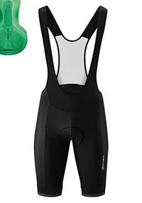 Thumbnail for Gonso Sitivo Bib, Kurze Herren Träger-Radhose, Mit Sitivo Red Comfort Sitzpolster, Hohe Bewegungselastizität und Antirutsch-Silikon-Beingummi, Enganliegende Passform, Schwarz/Rot, im Sale