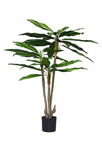 Thumbnail for VIVANNO artificial plant dragon tree 'Dracaena' Draco in black plastic pot 100 cm on sale