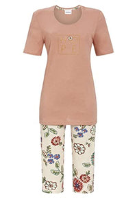Thumbnail for Ringella Damen Pyjama mit Caprihose Rosewood 48 3211201,Rosewood, 48 im Sale