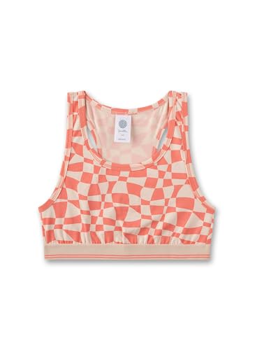 Sanetta Mädchen-Bustier Orange | Bequemes und angenehmes Bustier für Mädchen aus Bio-Baumwolle. Mädchen Bustier 164 im Sale