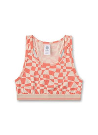 Thumbnail for Sanetta Mädchen-Bustier Orange | Bequemes und angenehmes Bustier für Mädchen aus Bio-Baumwolle. Mädchen Bustier 164 im Sale