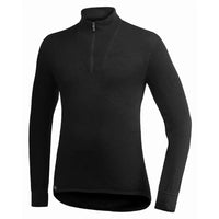 Thumbnail for Woolpower 400 Turtleneck Long Sleeve Zipp Shirt Men - Thermounterwäsche, Schwarz, im Sale