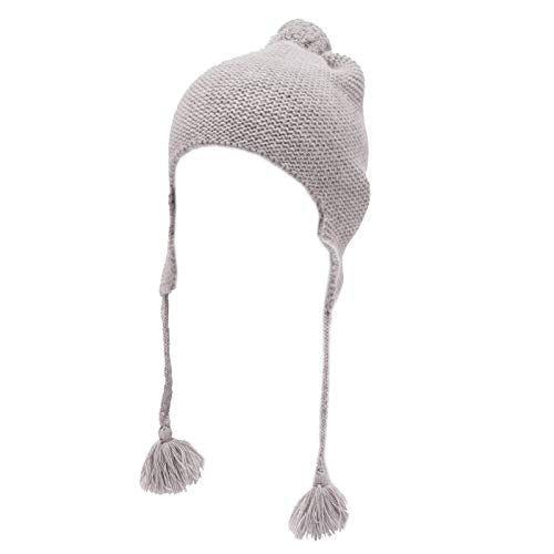 Il Gufo 4831Z cuffia bimba girl grey wool beanie hat [12/18 M (48 CM)]