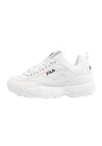 FILA Women's Disruptor wmn Sneaker, White, 39 EU on sale