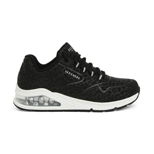 Skechers Women's UNO 2-In-Kat-Neato Sneaker, Black 01, 37 EU on Sale