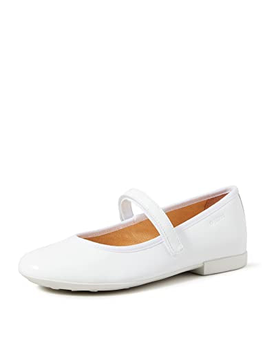 Geox Mädchen Jr Plie' Ballerinas, Weiß, 29 EU im Sale