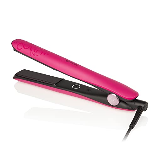 ghd gold pink styler, professional straightener with bag, orchid pink, limited edition