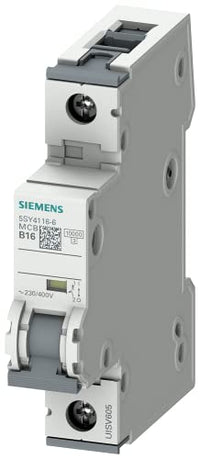 Thumbnail for Siemens Automatikschalter 70 Zubehör 10ka Curve-b 1-polig 16a… im Sale