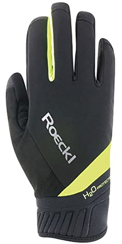 Roeckl Ranten Winter Fahrrad Handschuhe lang schwarz/gelb 2023: im Sale