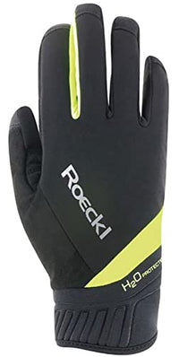 Thumbnail for Roeckl Ranten Winter Fahrrad Handschuhe lang schwarz/gelb 2023: im Sale