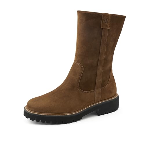 Paul Green Damen Stiefel mit Warmfutter, Frauen Winterstiefel,Warm gefüttert,uebergangsschuhe,Winterboots,Boots,Mittelbraun (Toffee),39 im Sale