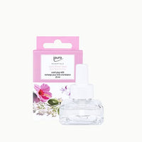 Thumbnail for ipuro flower bowl - Electric Scent Plug Refill with floral & invigorating notes - refillable air freshener for the socket 20ml - room fragrance for a puristic fragrance experience - without fragrance plug