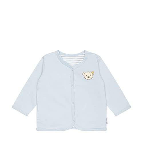 Steiff Unisex Baby Reversible GOTS Jacket, Silver PINK, 80 on Sale