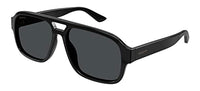 Thumbnail for GUCCI Mens GG1342S Sunglasses, Black-Black-Smoke, 59 on sale