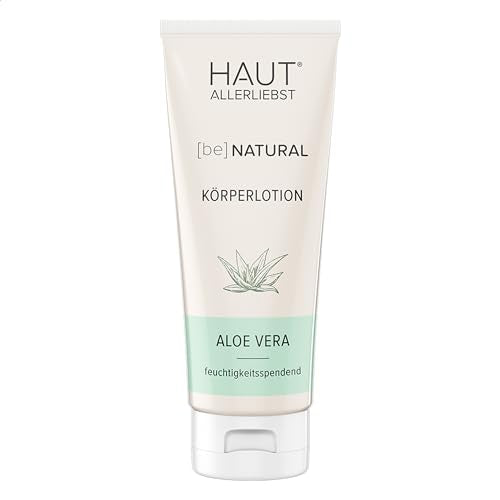 HAKA Aloe Vera Body Lotion I 200 ml Body Lotion I Moisturizing Cream for All Skin Types I Cream with Vitamin A &amp; Vitamin E &amp; Panthenol