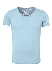 Thumbnail for KEYLARGO Herren Bread New Round T-Shirt, Steel Blue (1214), im Sale
