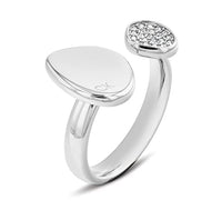 Thumbnail for Calvin Klein ring for women from the FASCINATE collection with crystals - 35000319D on sale
