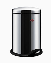 Thumbnail for WESCO Pedal Waste Collector 116 Practical stainless steel waste bin in stainless steel color - 13 liter volume - plastic footrest on sale