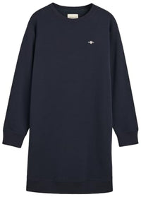 Thumbnail for GANT Damen Shield C-Neck Sweat Dress Kleid, Black, im Sale