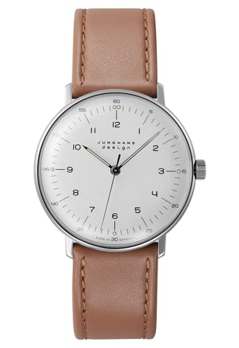 JUNGHANS max Bill Armbanduhr Handaufzug mit Saphirglas 27/3701.02 im Sale