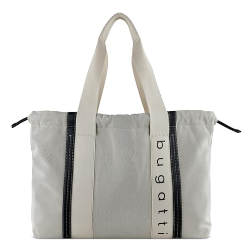 bugatti Ambra Shopper aus Canvas, Tote Bag, Umhängetasche für Damen in beige im Sale