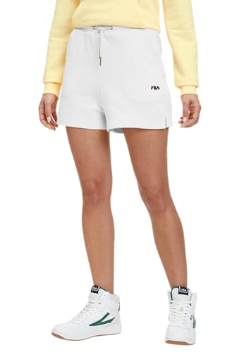 FILA Women's BUCHLOE Waisted Shorts High Waist, Bright White, im Sale