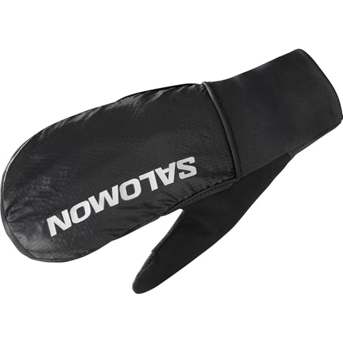 SALOMON Fast Wing Winter Handschuhe Unisex, leicht, Schutz, Vielseitigkeit, Deep Black, L im Sale