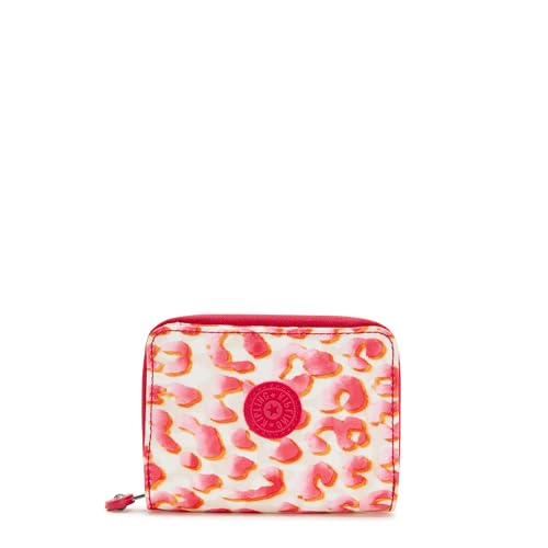 Kipling MONEY LOVE Medium Wallet, Latin Cheetah (Red) on Sale