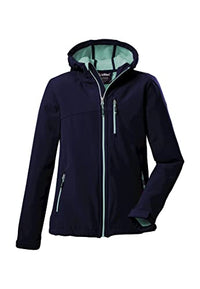 Thumbnail for Killtec Mädchen Softshelljacke Softshell Jacke mit Kapuze Girls Softshelljacke wasserabweisend 00814-dunkelnavy 164 im Sale